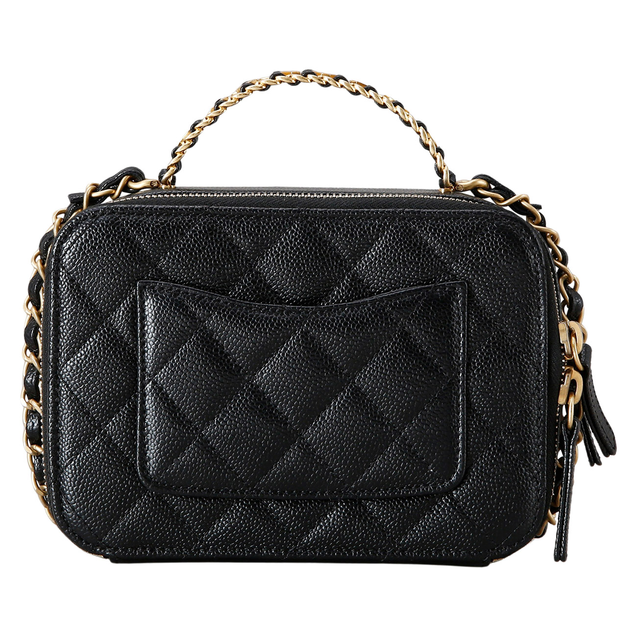 CHANEL(USED)샤넬 시즌 캐비어 코스메틱백