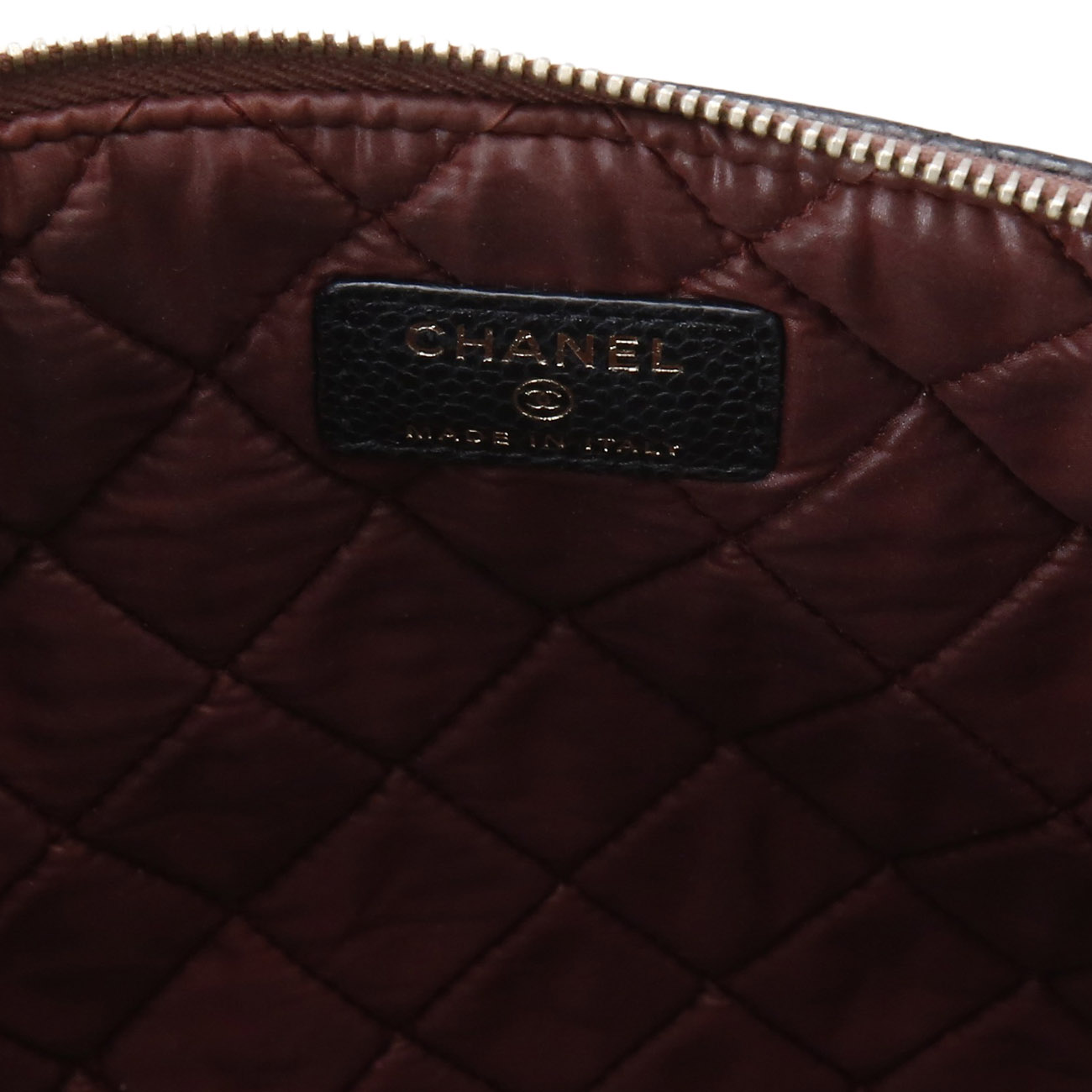 CHANEL(USED)샤넬 클래식 캐비어 클러치 라지