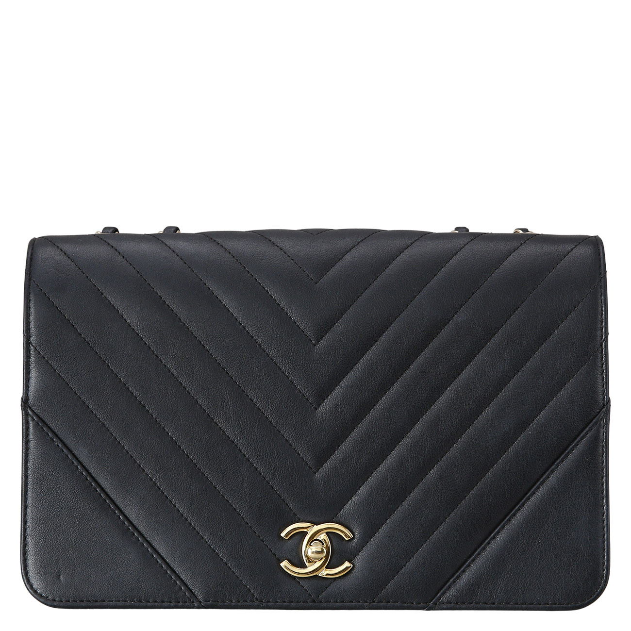 CHANEL(USED)샤넬 시즌 쉐브론 체인 플랩백