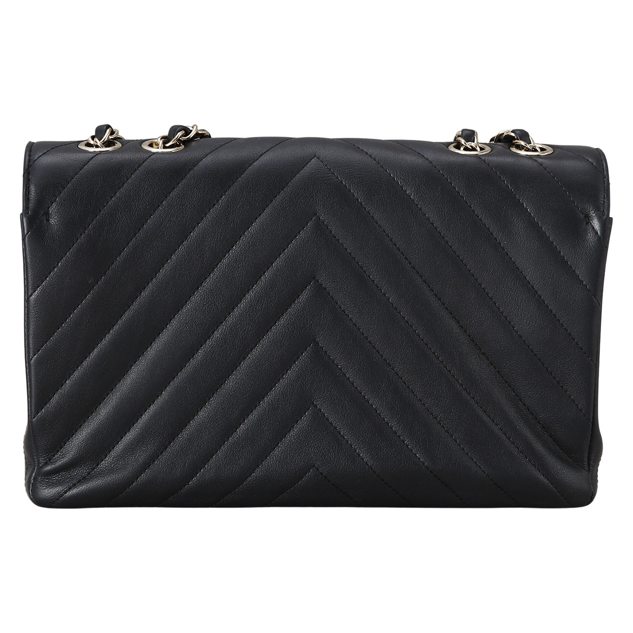 CHANEL(USED)샤넬 시즌 쉐브론 체인 플랩백