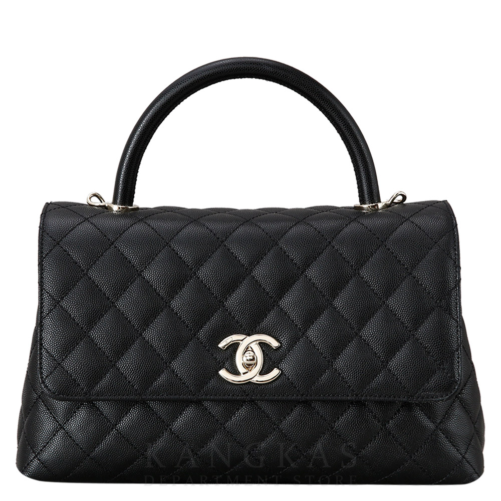 CHANEL(USED)샤넬 캐비어 코코핸들 미듐