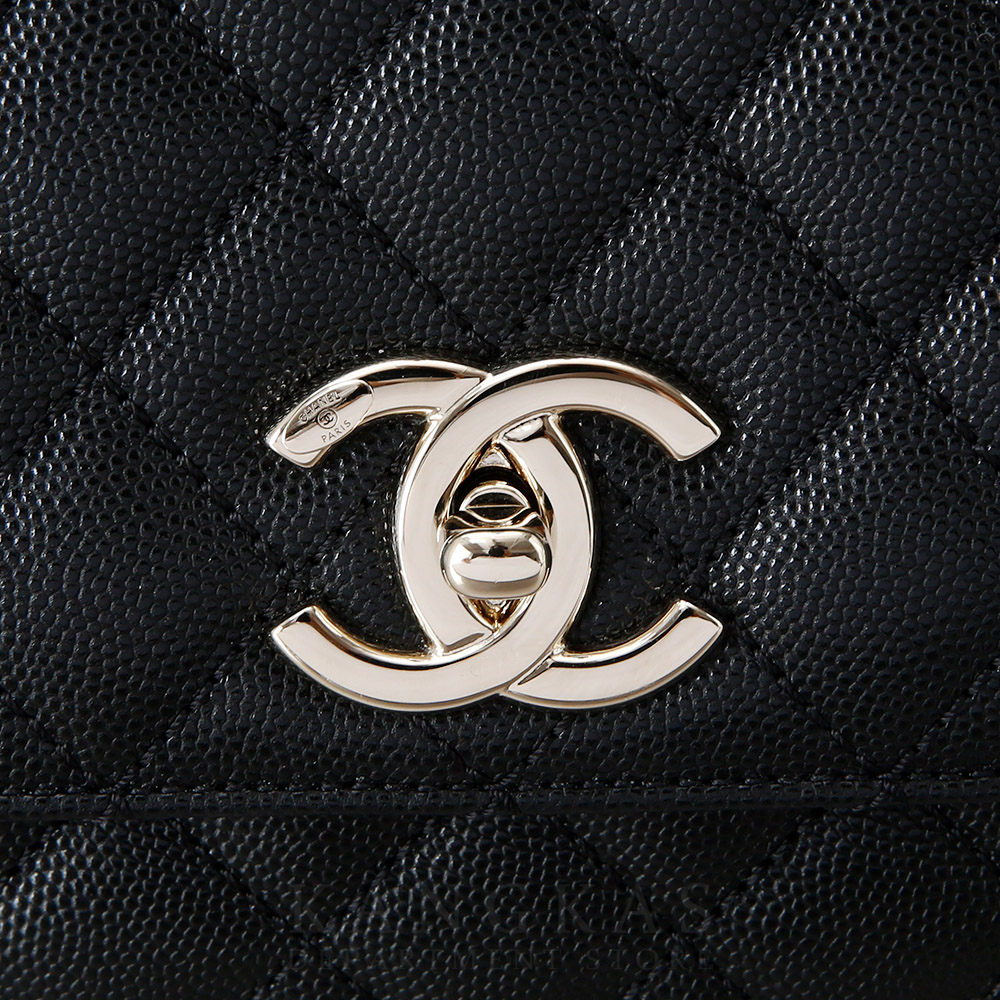 CHANEL(USED)샤넬 캐비어 코코핸들 미듐