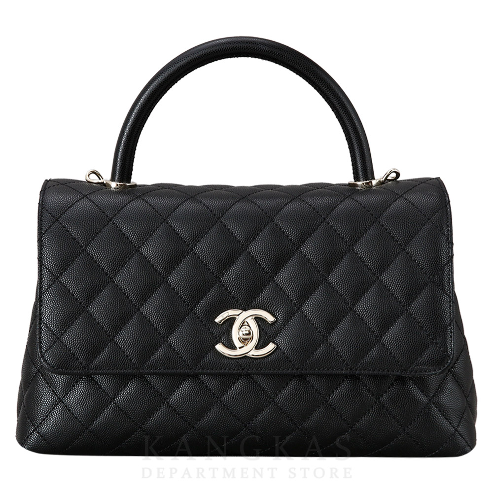 CHANEL(USED)샤넬 캐비어 코코핸들 미듐