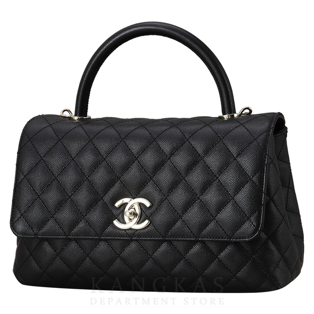 CHANEL(USED)샤넬 캐비어 코코핸들 미듐