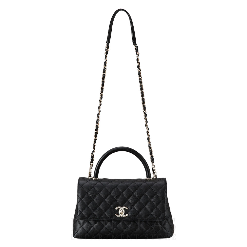 CHANEL(USED)샤넬 캐비어 코코핸들 미듐