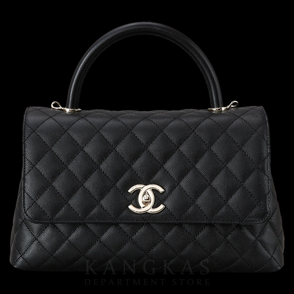 CHANEL(USED)샤넬 캐비어 코코핸들 미듐