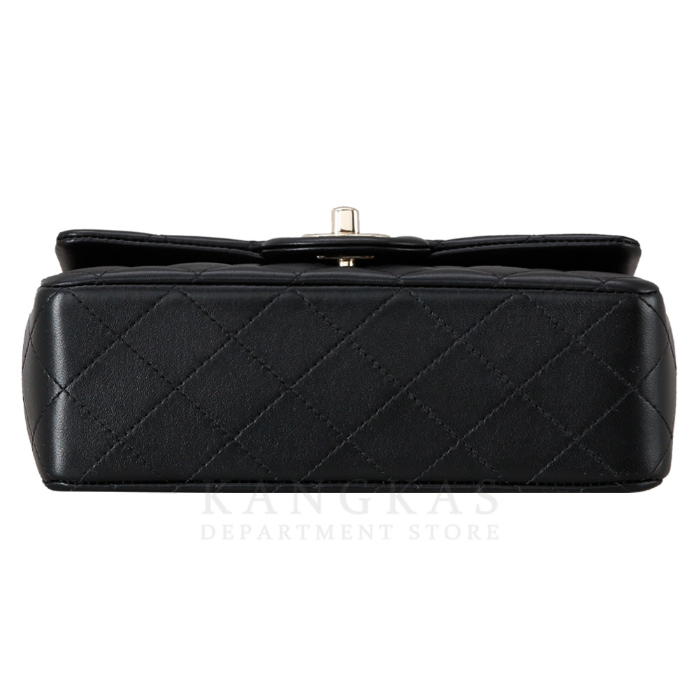 CHANEL(USED)샤넬 램스킨 클래식 뉴미니 탑핸들 크로스백 @@@@@