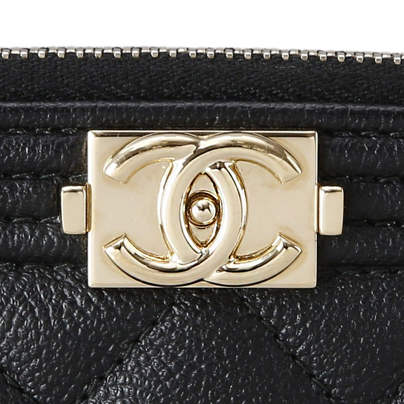 CHANEL(USED)샤넬 캐비어 보이샤넬 클러치 뉴미듐