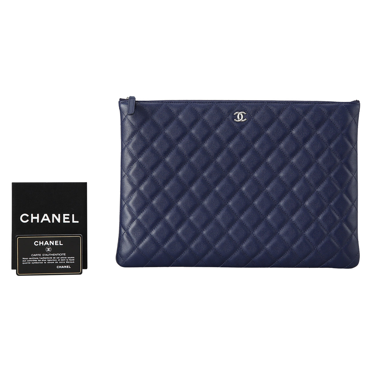 CHANEL(USED)샤넬 캐비어 클래식 클러치 라지