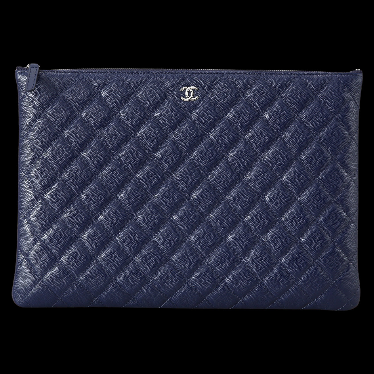 CHANEL(USED)샤넬 캐비어 클래식 클러치 라지