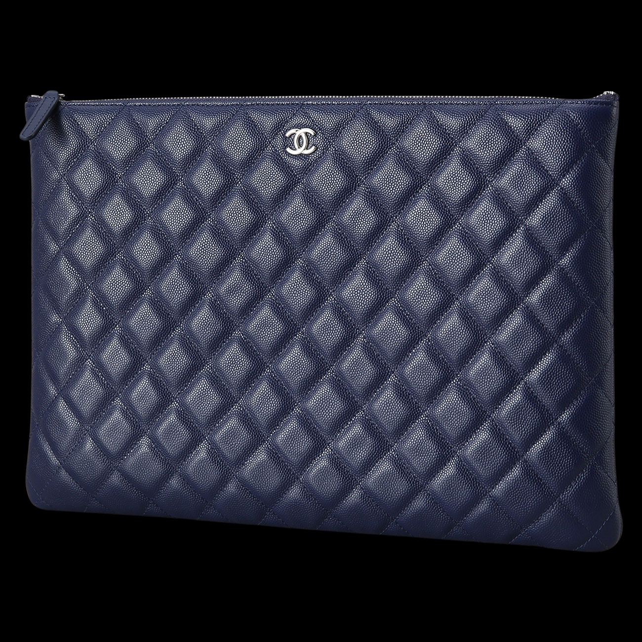 CHANEL(USED)샤넬 캐비어 클래식 클러치 라지