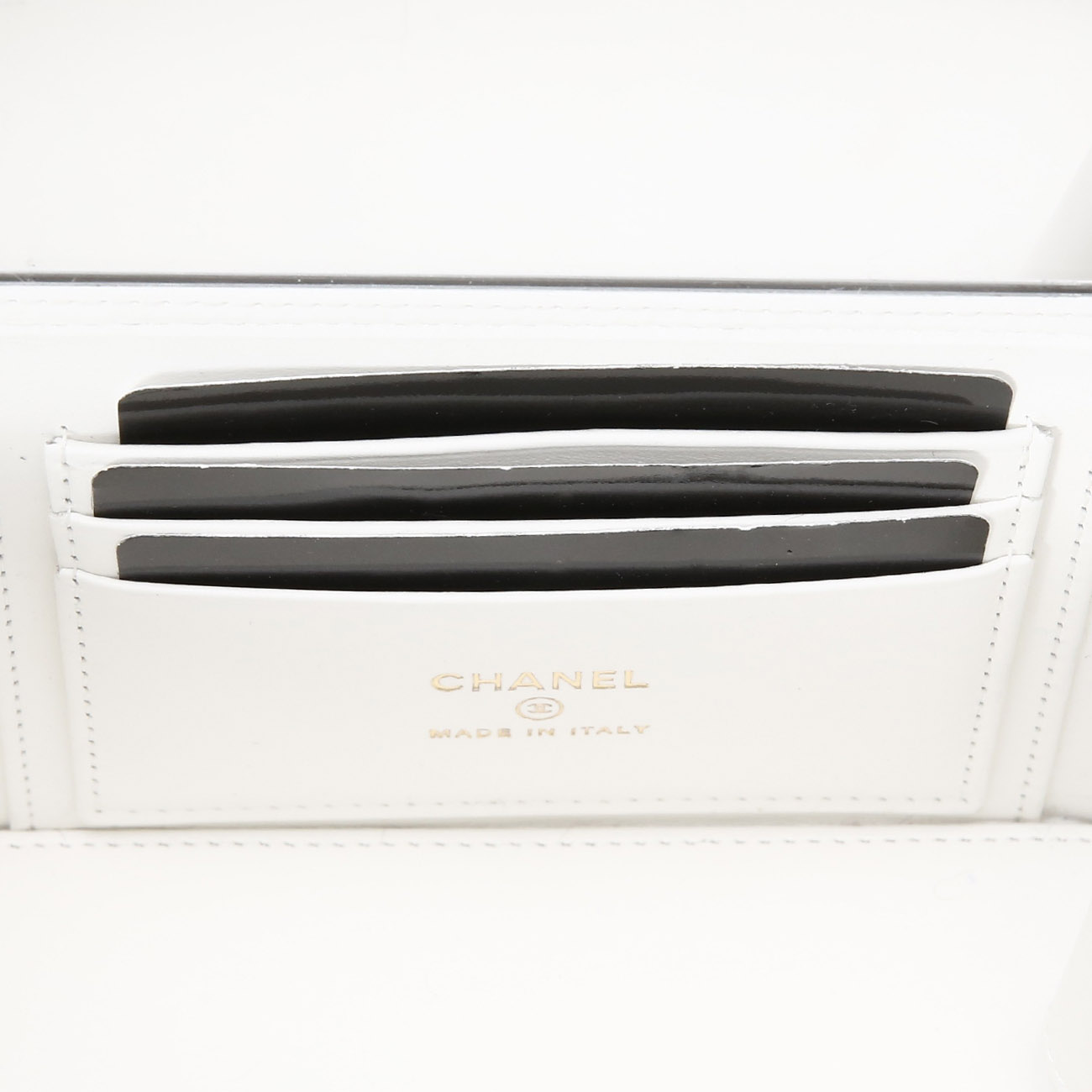 CHANEL(USED)샤넬 로고 탑 핸들 베니티 체인백