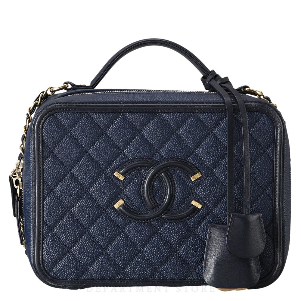 CHANEL(USED)샤넬 코스메틱 탑핸들 체인백