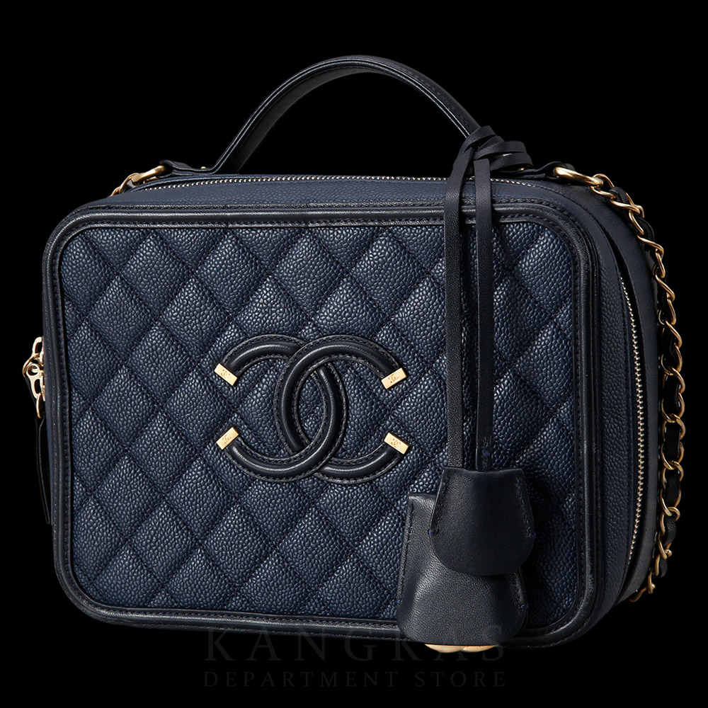 CHANEL(USED)샤넬 코스메틱 탑핸들 체인백