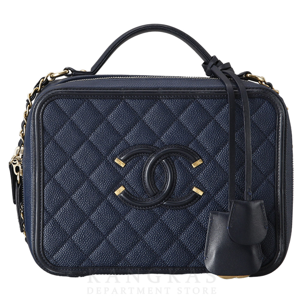 CHANEL(USED)샤넬 코스메틱 탑핸들 체인백