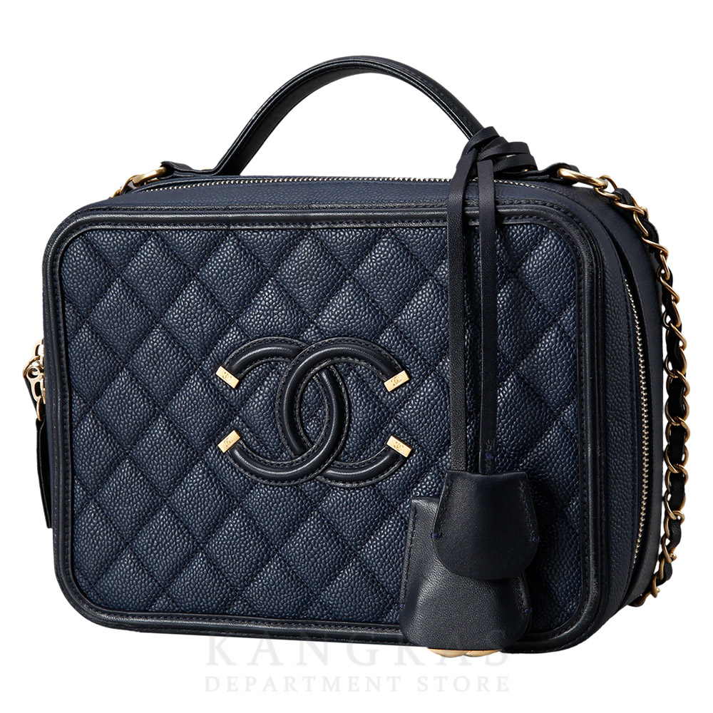 CHANEL(USED)샤넬 코스메틱 탑핸들 체인백