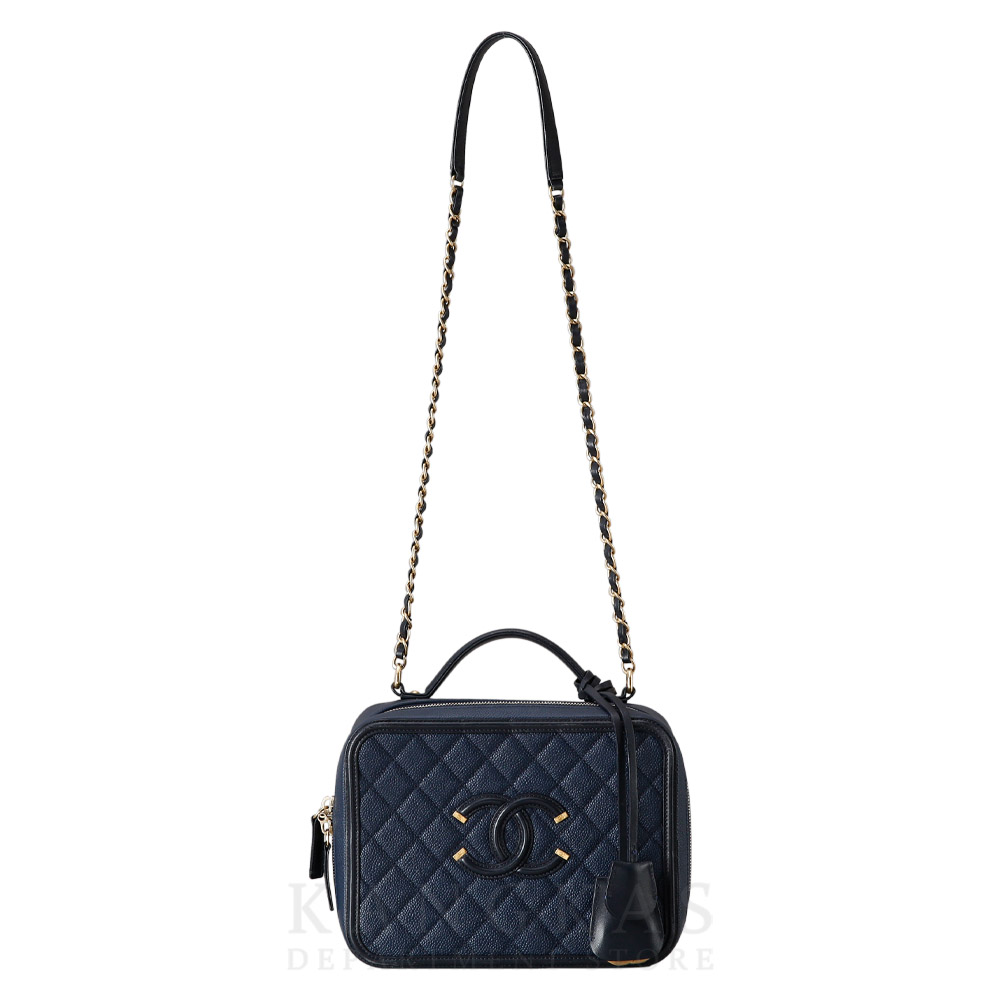 CHANEL(USED)샤넬 코스메틱 탑핸들 체인백
