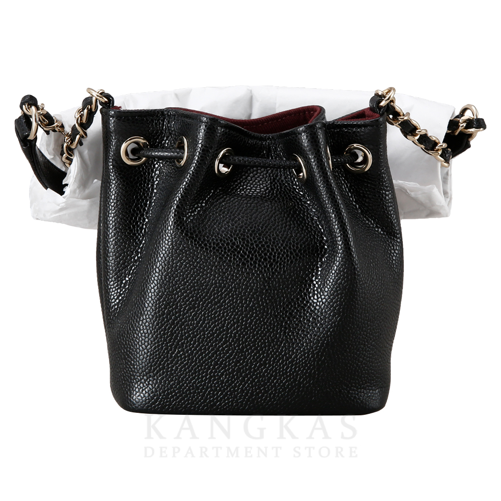 CHANEL(USED)샤넬 AP2913 캐비어 미니 버킷백