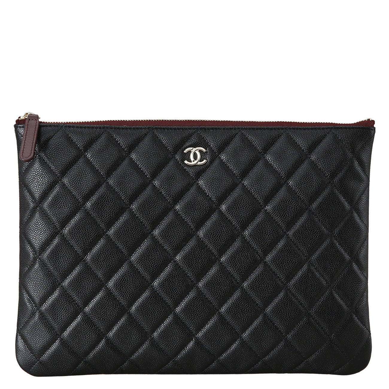 CHANEL(USED)샤넬 캐비어 클래식 클러치 미듐