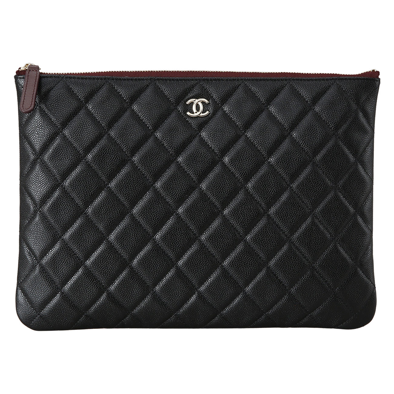 CHANEL(USED)샤넬 캐비어 클래식 클러치 미듐