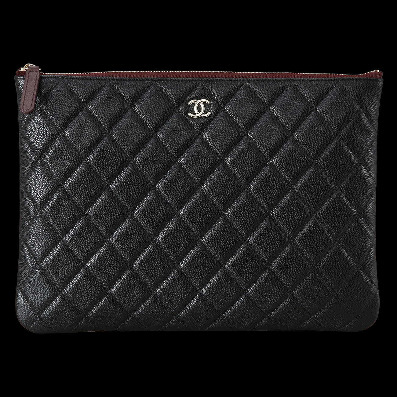 CHANEL(USED)샤넬 캐비어 클래식 클러치 미듐