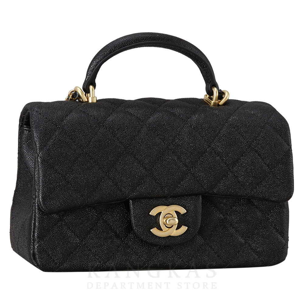 CHANEL(USED)샤넬 캐비어 클래식 뉴미니 탑 핸들백 @@@@@