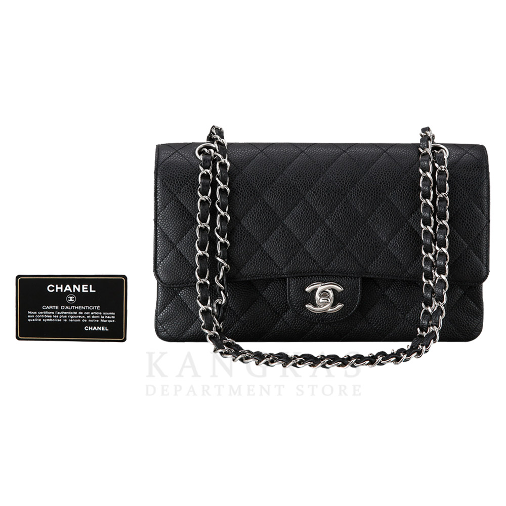CHANEL(USED)샤넬 캐비어 클래식 미듐 플랩백