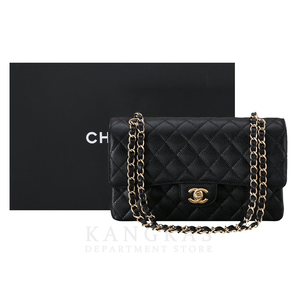 CHANEL(USED)샤넬 클래식 캐비어 미듐