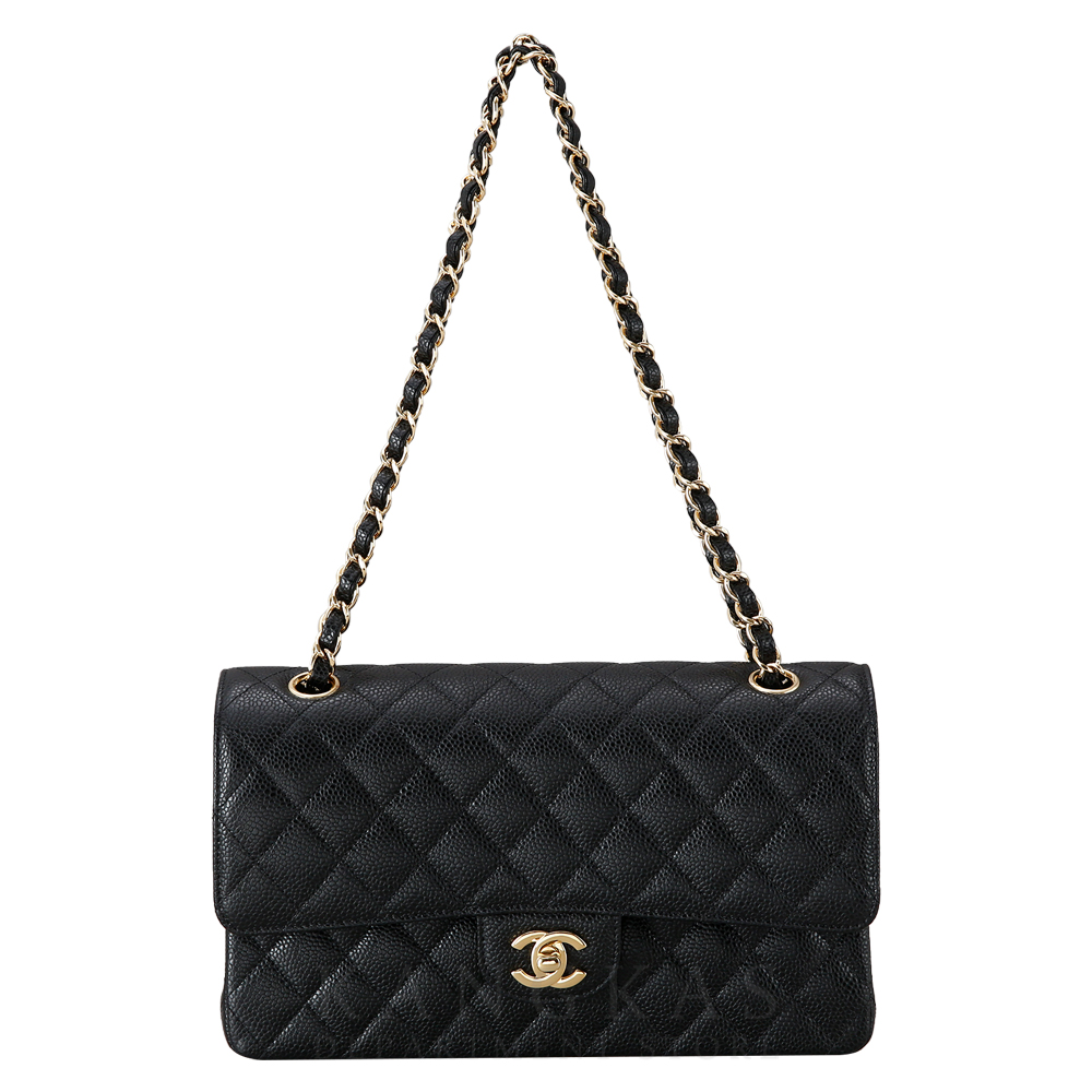 CHANEL(USED)샤넬 클래식 캐비어 미듐