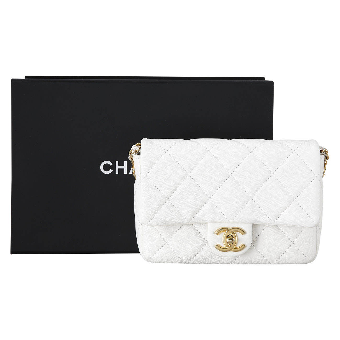 CHANEL(USED)샤넬 AS3369 시즌 캐비어 플랩백