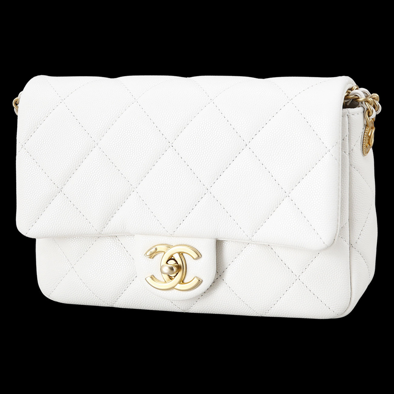 CHANEL(USED)샤넬 AS3369 시즌 캐비어 플랩백