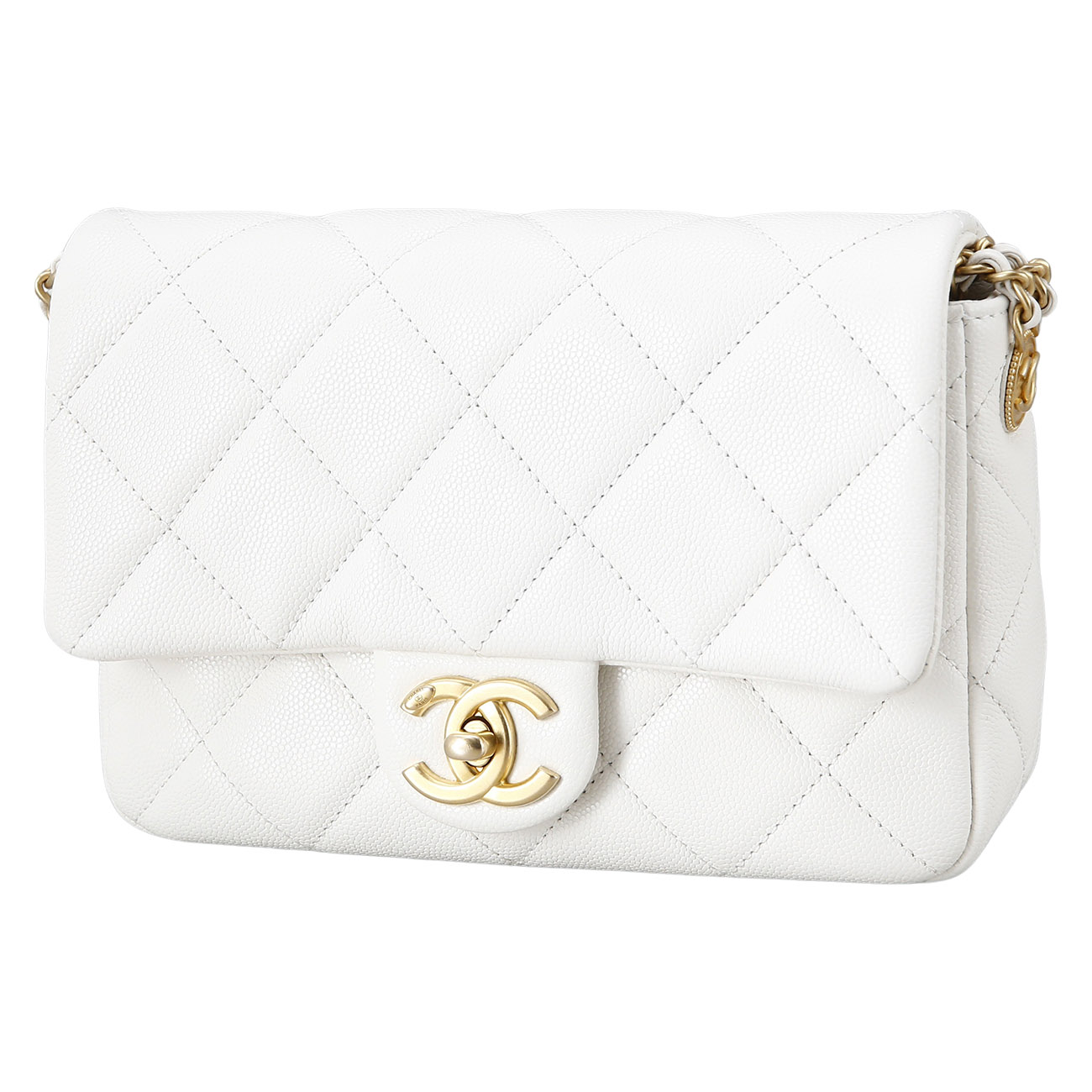 CHANEL(USED)샤넬 AS3369 시즌 캐비어 플랩백