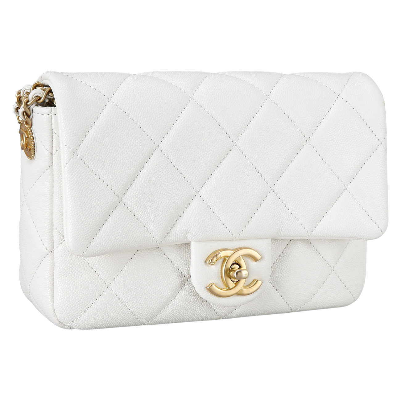 CHANEL(USED)샤넬 AS3369 시즌 캐비어 플랩백