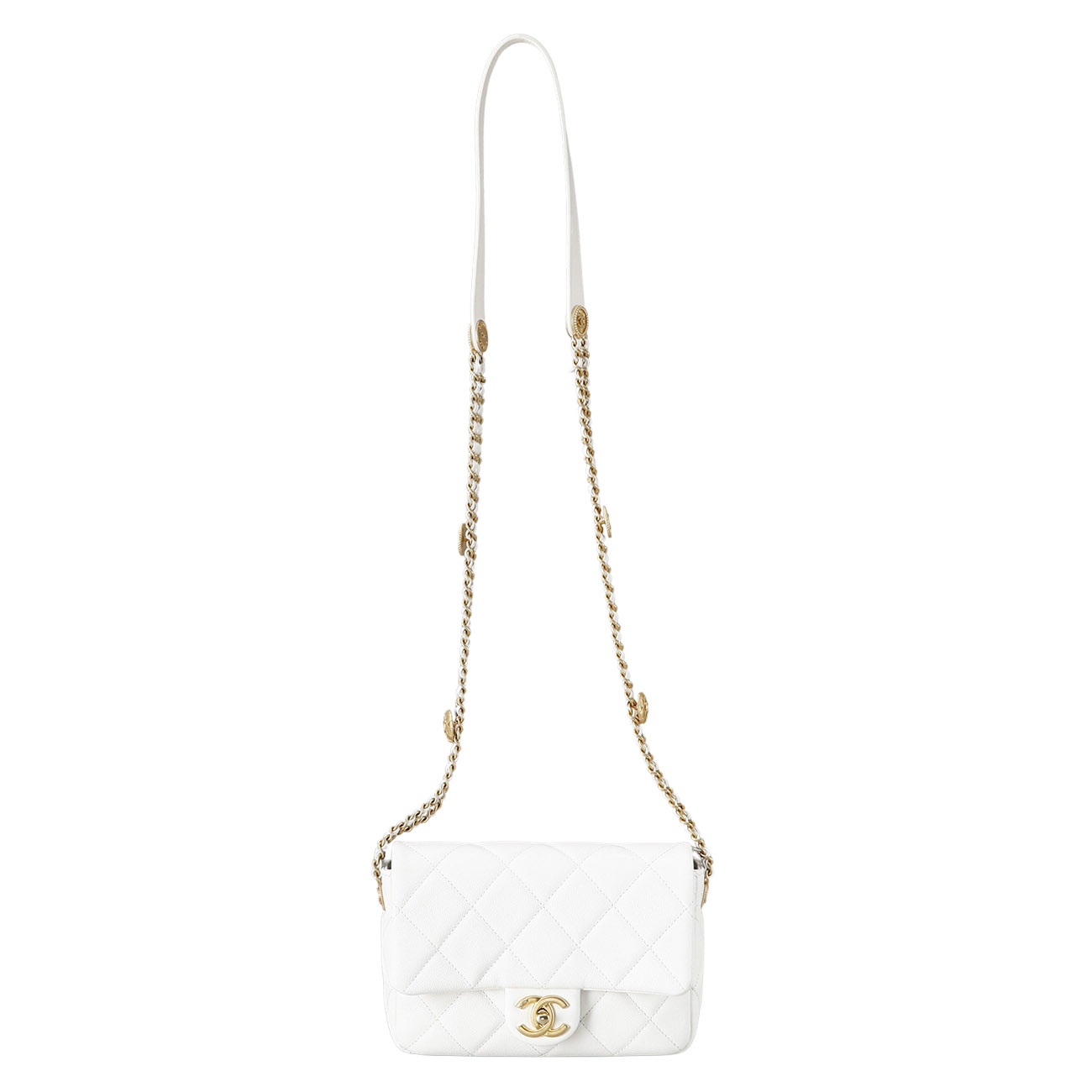CHANEL(USED)샤넬 AS3369 시즌 캐비어 플랩백