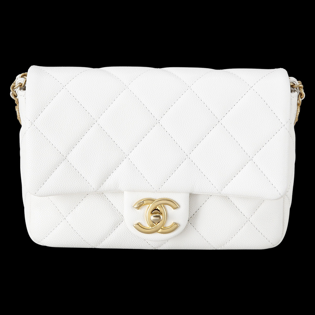 CHANEL(USED)샤넬 AS3369 시즌 캐비어 플랩백