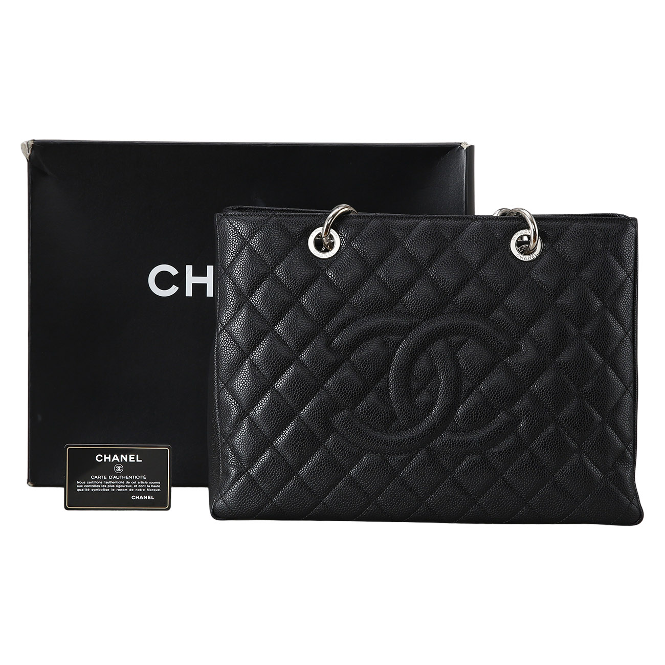 CHANEL(USED)샤넬 캐비어 그랜드샤핑