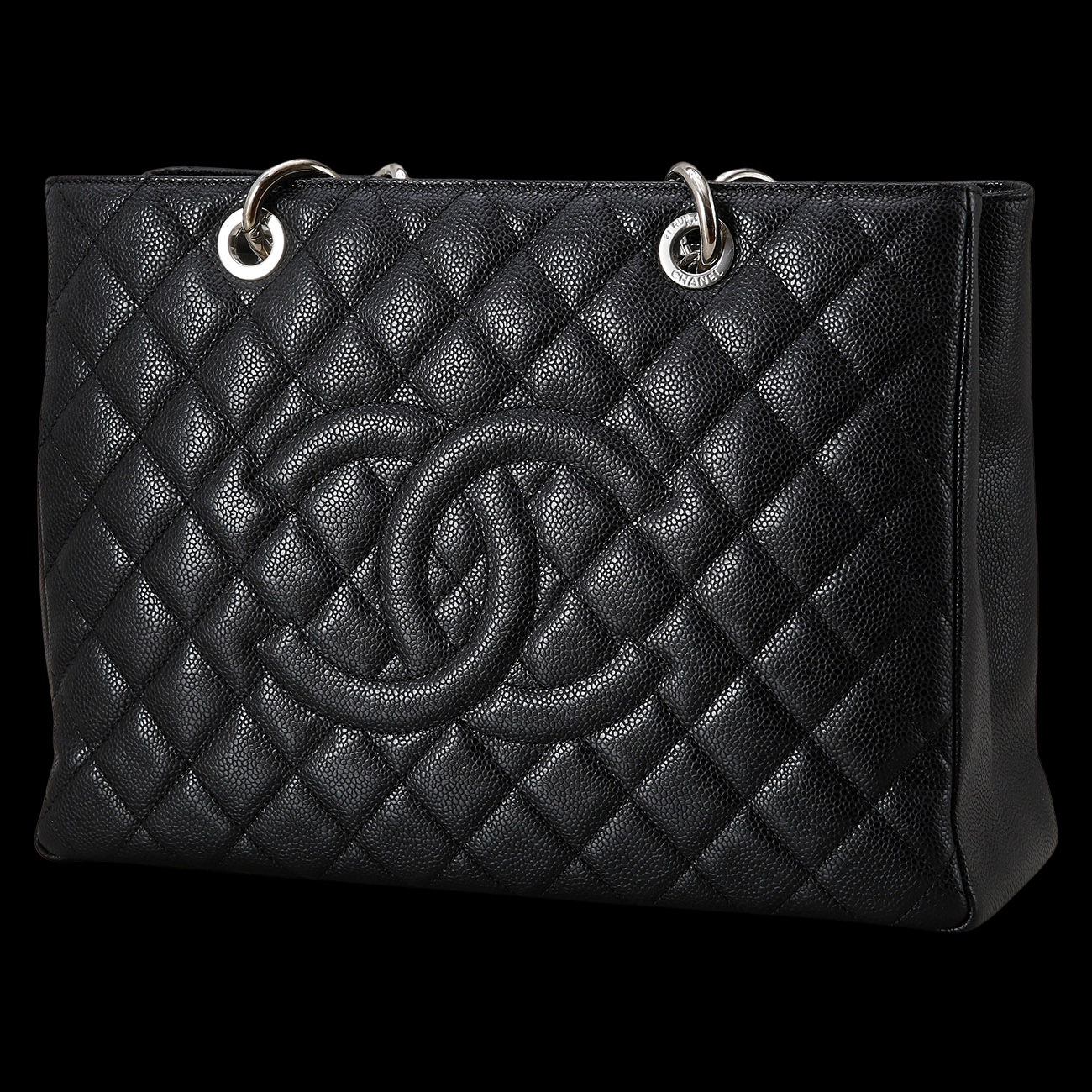 CHANEL(USED)샤넬 캐비어 그랜드샤핑
