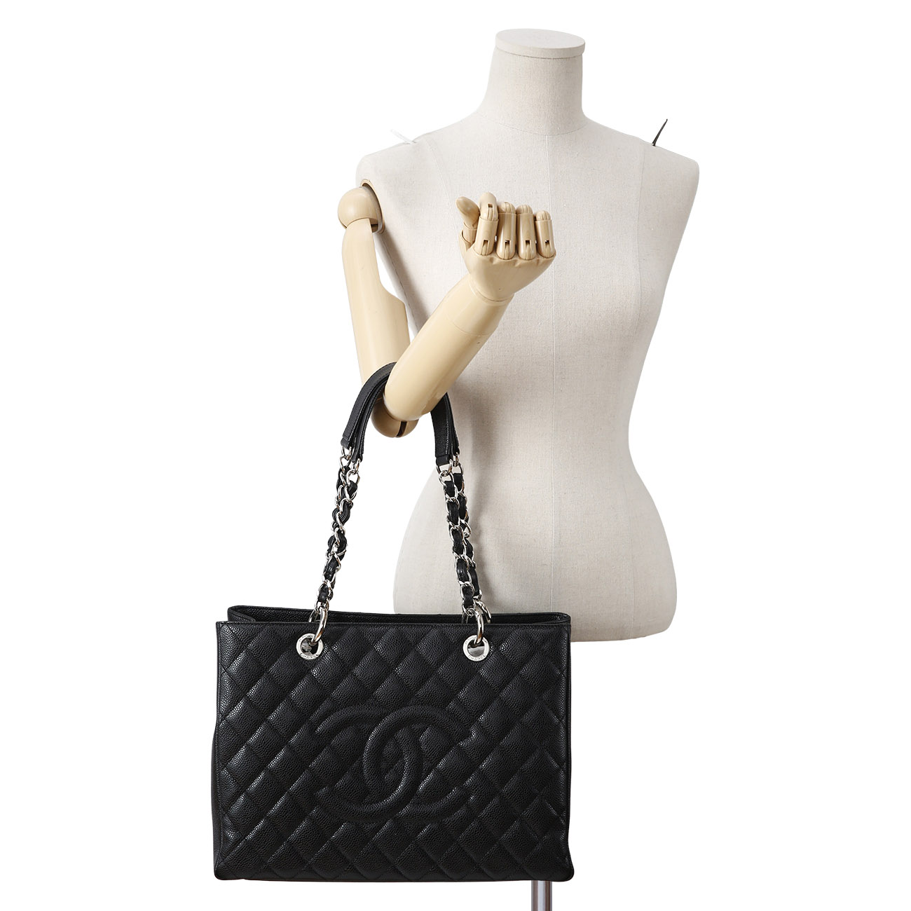 CHANEL(USED)샤넬 캐비어 그랜드샤핑