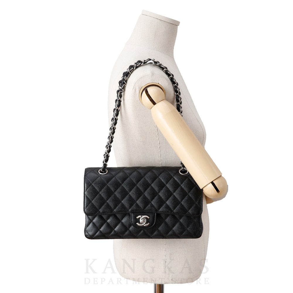 CHANEL(USED)샤넬 클래식 캐비어 미듐