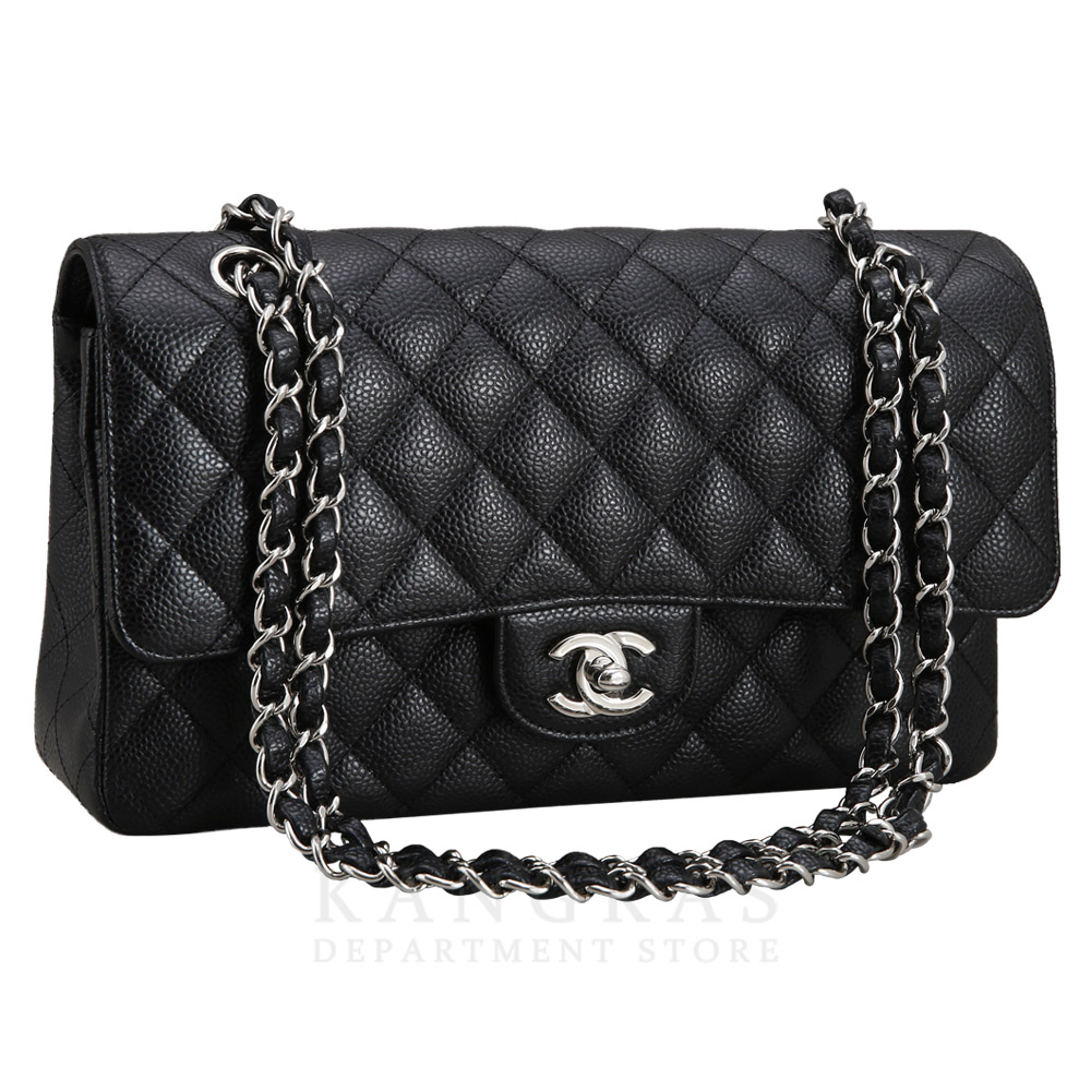 CHANEL(USED)샤넬 클래식 캐비어 미듐