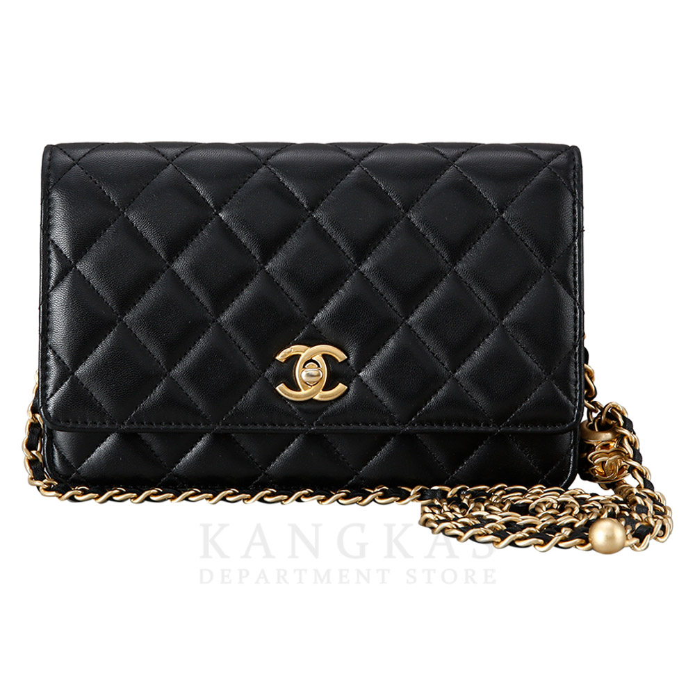 CHANEL(USED)샤넬 AP1450 램스킨 골든볼 WOC