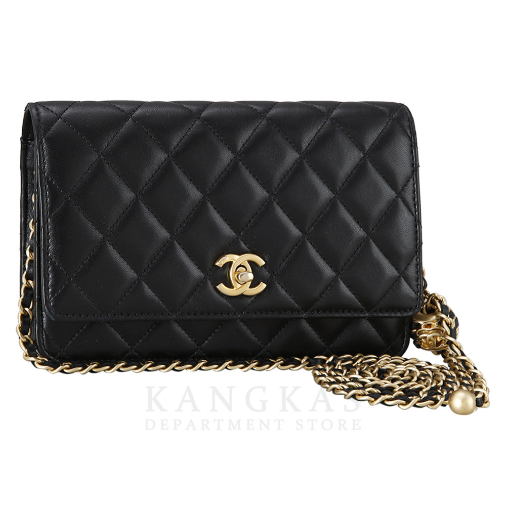 CHANEL(USED)샤넬 AP1450 램스킨 골든볼 WOC