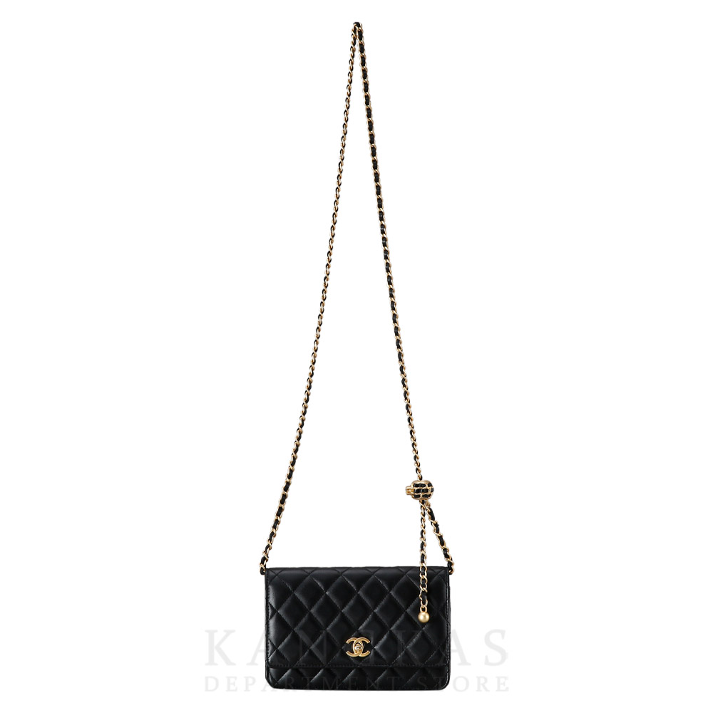 CHANEL(USED)샤넬 AP1450 램스킨 골든볼 WOC