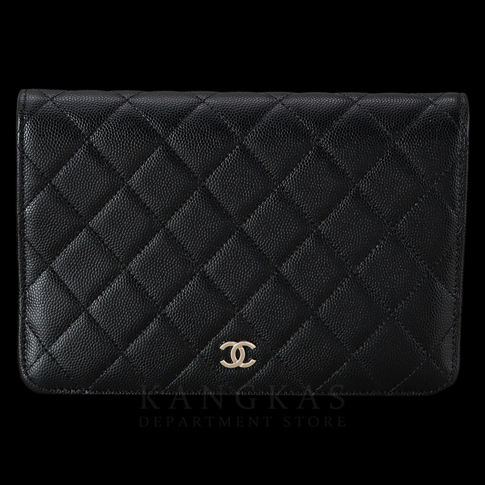 CHANEL(USED)샤넬 AP2595 시즌 캐비어 투인원 체인 클러치백