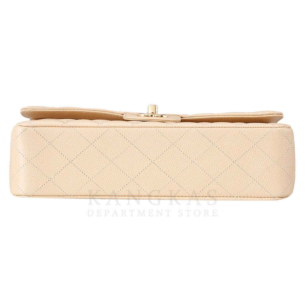 CHANEL(USED)샤넬 베이지 클래식 미듐 플랩백