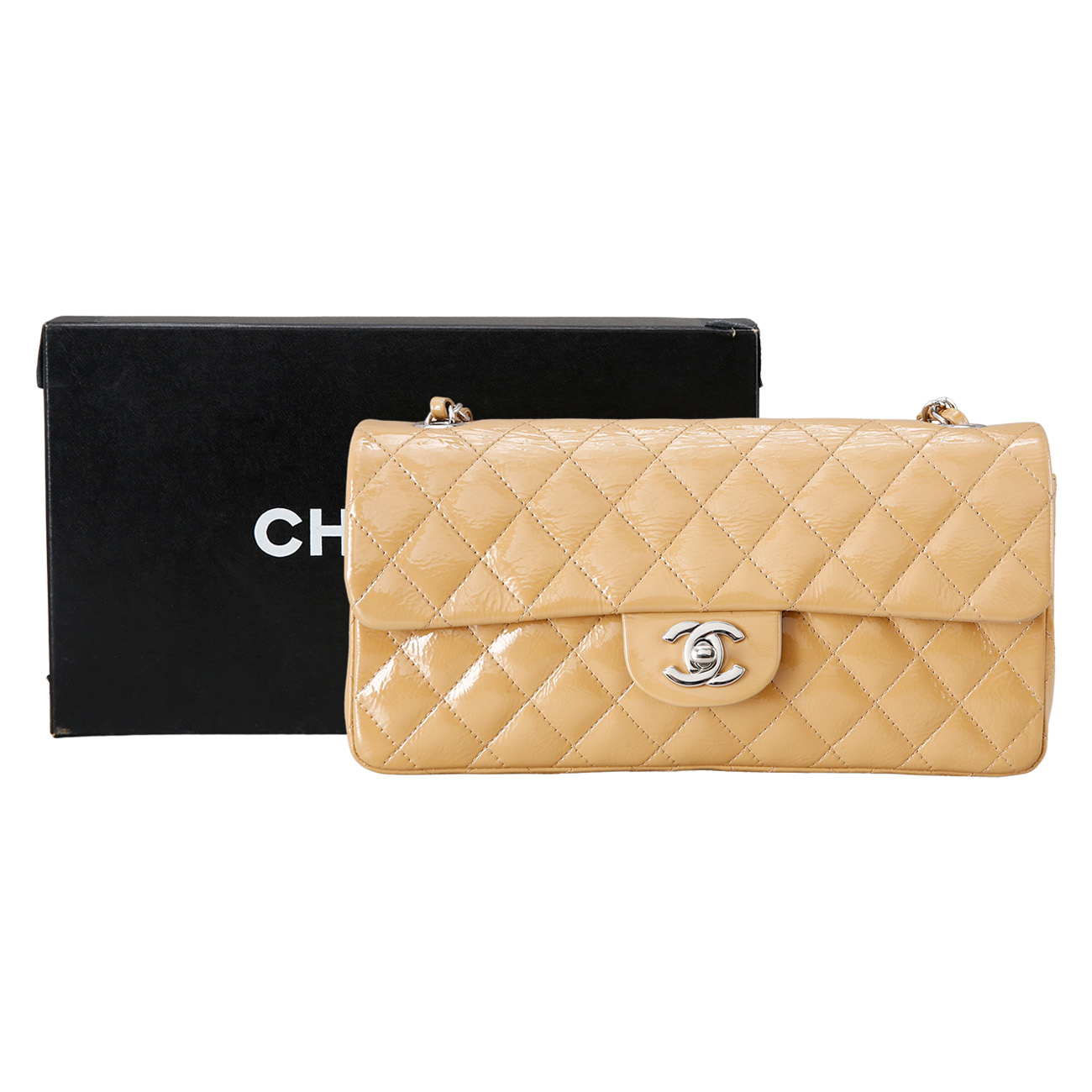 CHANEL(USED)샤넬 시즌 페이던트 플랩 바게트백