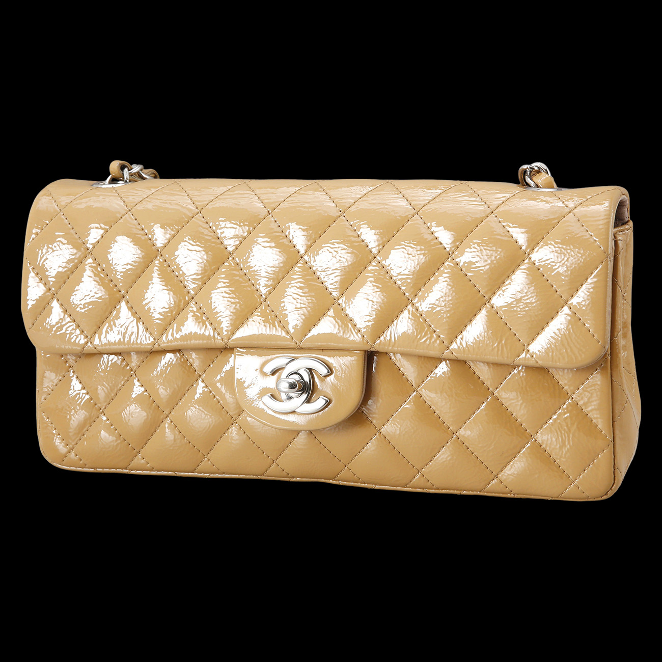CHANEL(USED)샤넬 시즌 페이던트 플랩 바게트백
