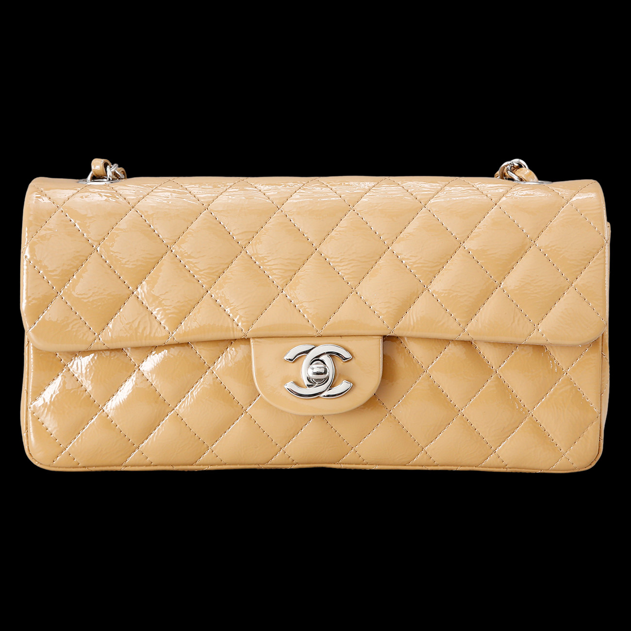 CHANEL(USED)샤넬 시즌 페이던트 플랩 바게트백