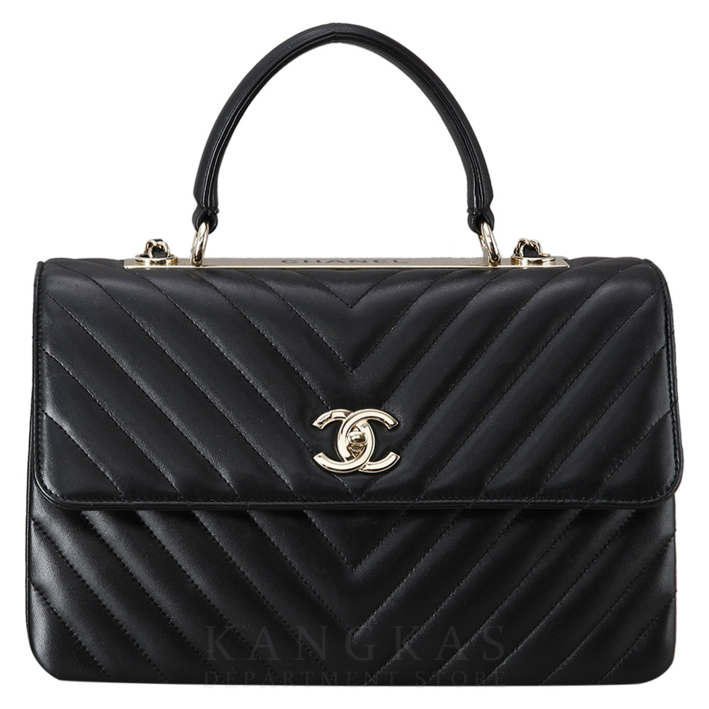 CHANEL(USED)샤넬 쉐브론 트렌디 CC 미듐