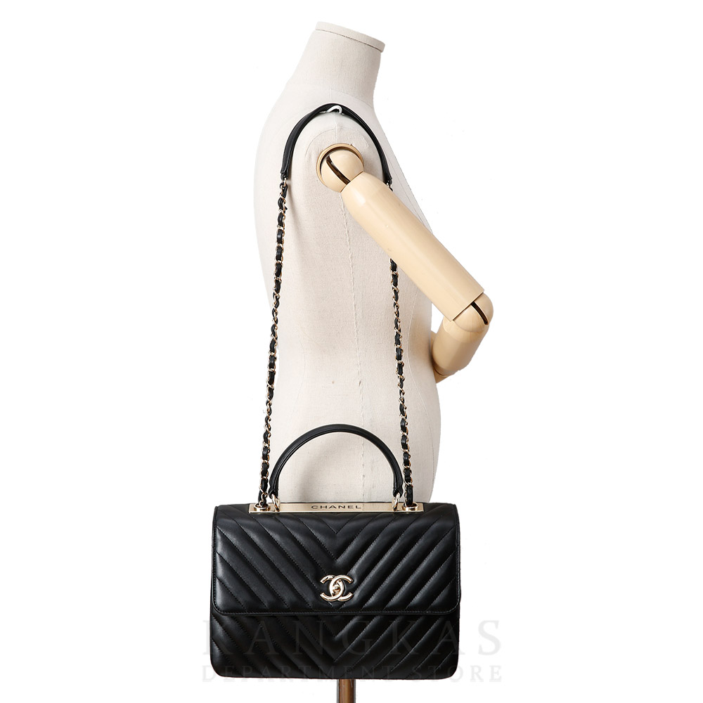 CHANEL(USED)샤넬 쉐브론 트렌디 CC 미듐